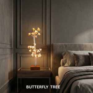 Butterfly LED Crystal Tree