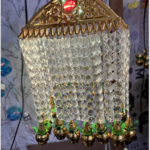 Jhumar with Crystals & Kalash (Hut Style)