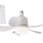 Ceiling Fans with Lights Quiet Socket Fan Light for Bedroom Home Living Room