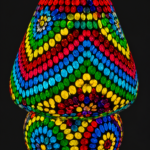RAINBOW HUES MOSAIC LAMP