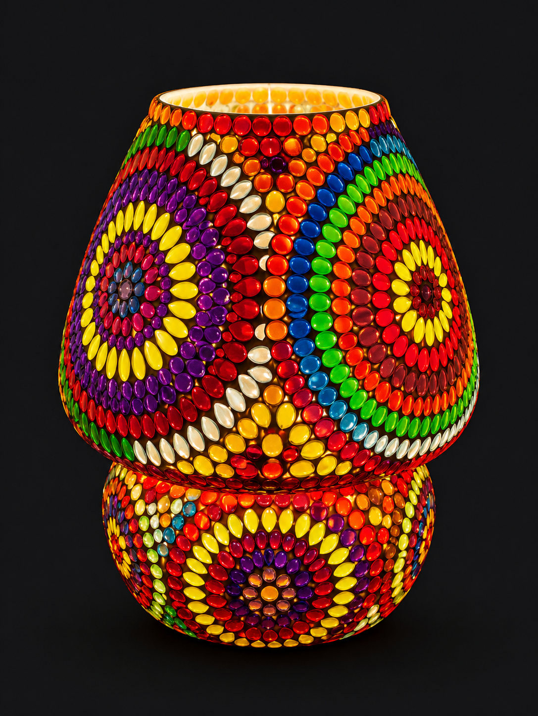 MANDALA GLOW MOSAIC LAMP