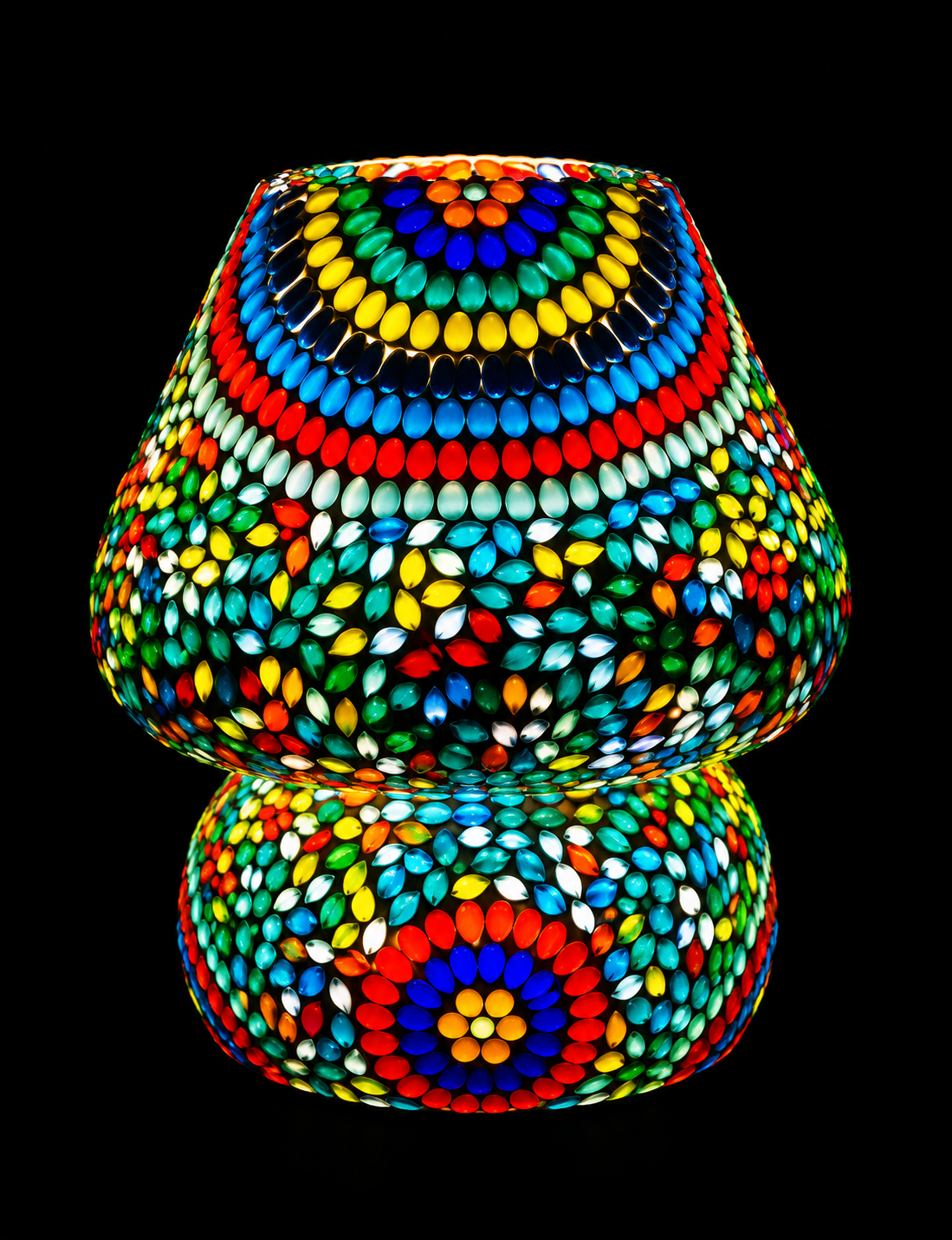 RADIANT BLOOM MOSAIC LAMP