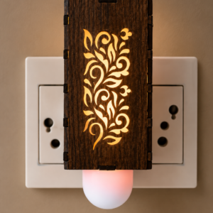 Wooden Plug-In Night Light