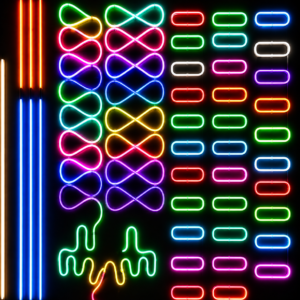 CUSTOMIZED DESIGNS with NEON LIGHTS