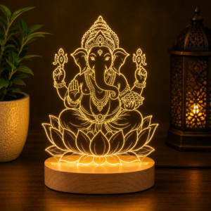 Ganesh Ji Acrylic LED Decor Light