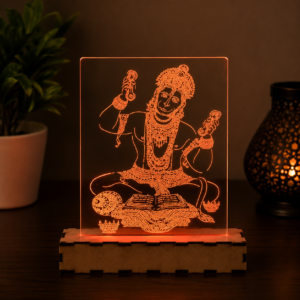 Hanuman Ji Acrylic LED Decor Light