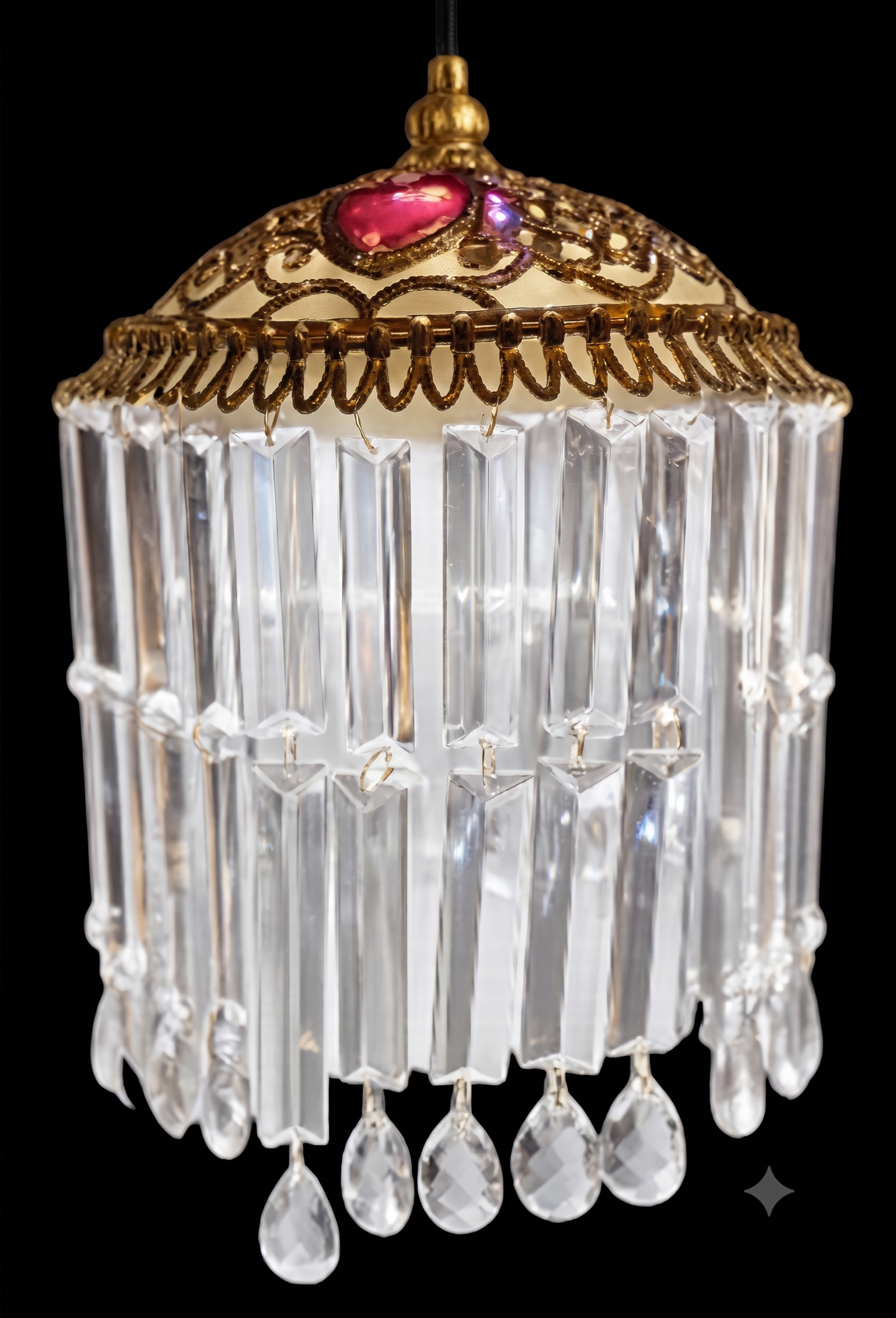 CRYSTAL PRISM HANGING JHUMAR