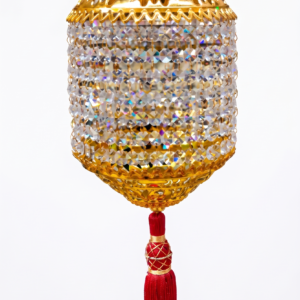 CRYSTAL DOME HANGING JHUMAR