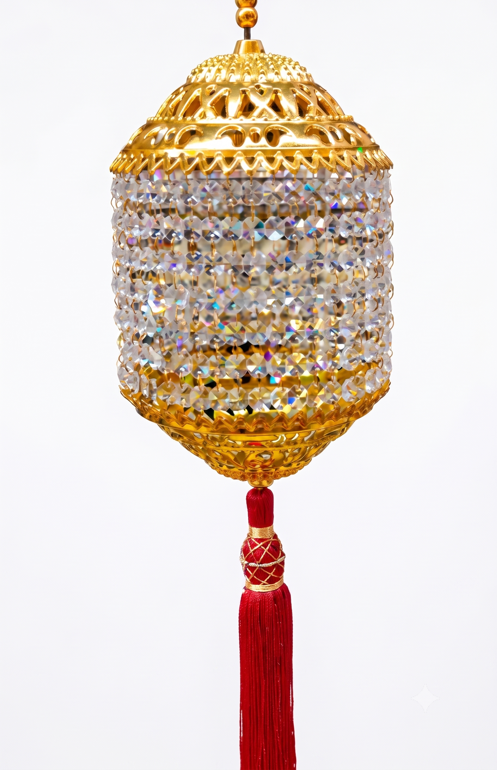 CRYSTAL DOME HANGING JHUMAR