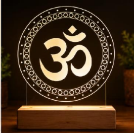 Om Symbol Acrylic LED Decor Light