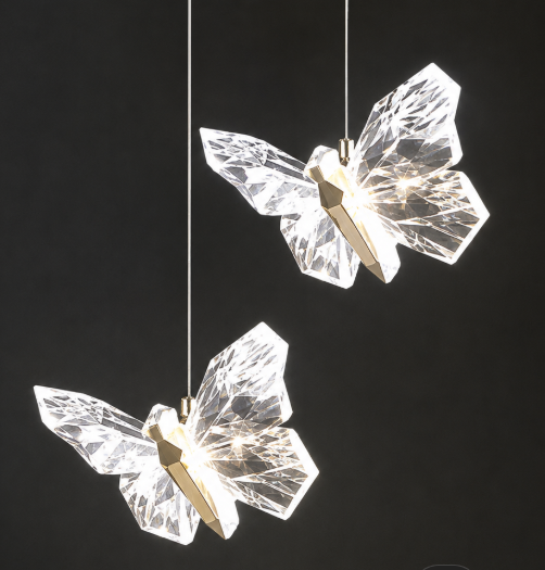 Hanging Butterfly Crystal Light - Image 3