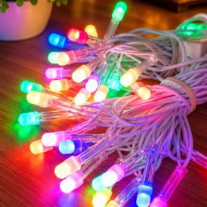 15m LED Diwali Light – Multicolor 8mm LED