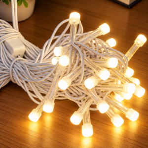 20m LED Diwali Light – Warm White 8mm LED